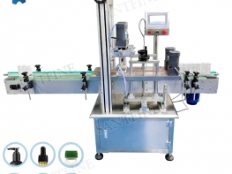 SANTFINE SFXGJ610 Automatic Sauce Ketchup Honey Twist Top Cap Squeezable Bottle Capping Machine